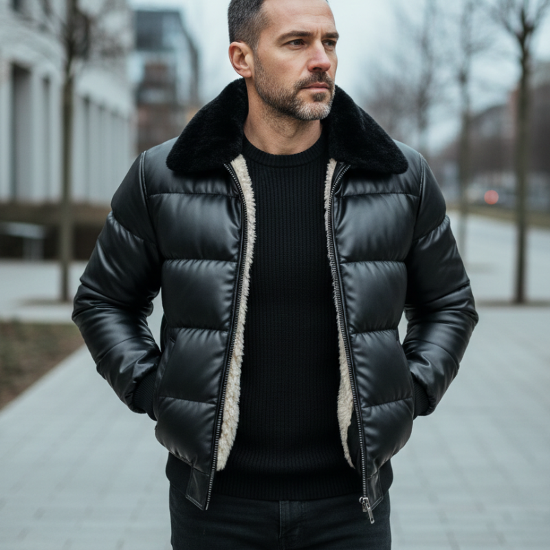 FALKEN VINTAGE | WATTIERTE WINTERJACKE FÜR HERREN – WARM & WINDDICHT